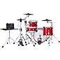 DWe 4-Piece Complete Kit Bundle with Roland Cymbals and DW Hardware Black Cherry Metallic Lacquer