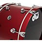 DWe 4-Piece Complete Kit Bundle with Roland Cymbals and DW Hardware Black Cherry Metallic Lacquer