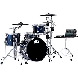 DWe 4-Piece Complete Kit Bundle with Roland Cymbals and DW