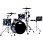DWe 4-Piece Complete Kit Bundle with Roland Cymbals and DW Hardware Midnight Blue Metallic Lacquer thumbnail