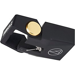 Audio-Technica Audio-Technica AT-VM520xEB/H VMx Headshell and Cartridge Combo Kit With AT-VMN60xSL Stylus Black/Gold