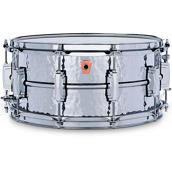 Ludwig Limited-Edition Hammered Chrome-Plated Copper Shell Snare Drum 14 x 6.5 in.