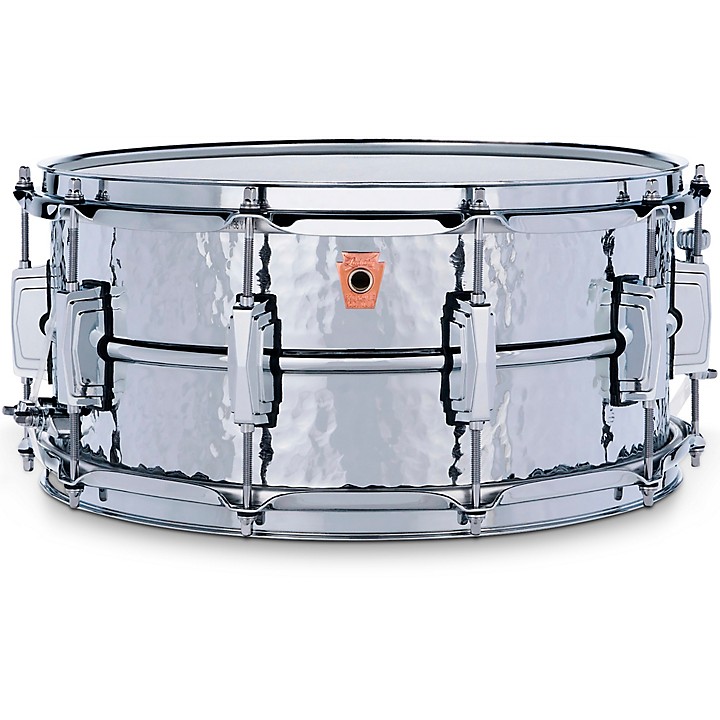 Ludwig Limited-Edition Hammered Chrome-Plated Copper Shell Snare