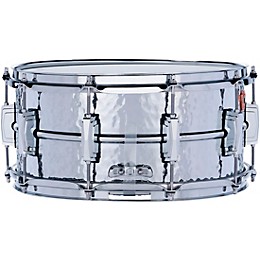 Ludwig Limited-Edition Hammered Chrome-Plated Copper Shell Snare Drum 14 x 6.5 in.