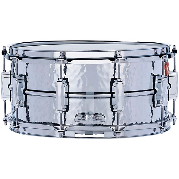 Ludwig Limited-Edition Hammered Chrome-Plated Copper Shell Snare Drum 14 x 6.5 in.