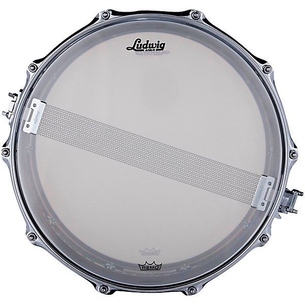 Ludwig Limited-Edition Hammered Chrome-Plated Copper Shell Snare Drum 14 x 6.5 in.