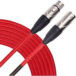 Livewire Braided XLR Microphone Cable 20 ft. Scarlet Riff