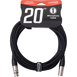 Livewire Braided XLR Microphone Cable 20 ft. Eclipse Tone