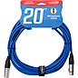 Livewire Braided XLR Microphone Cable 20 ft. Electric Blue thumbnail