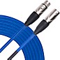 Livewire Braided XLR Microphone Cable 20 ft. Electric Blue