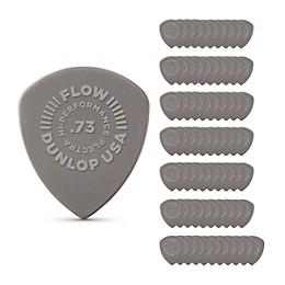 Dunlop Flow Nylon Guitar Picks .73 mm 72 Pack