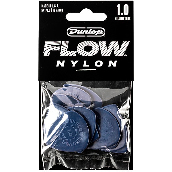 Dunlop Flow Nylon Guitar Picks 1.0 mm 12 Pack
