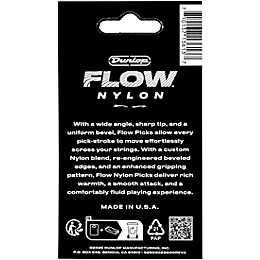 Dunlop Flow Nylon Guitar Picks 1.0 mm 12 Pack