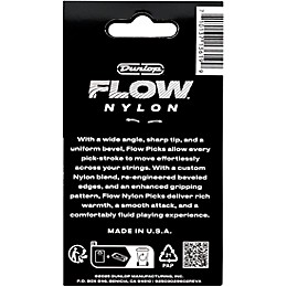 Dunlop Flow Nylon Guitar Picks 1.25 mm 12 Pack