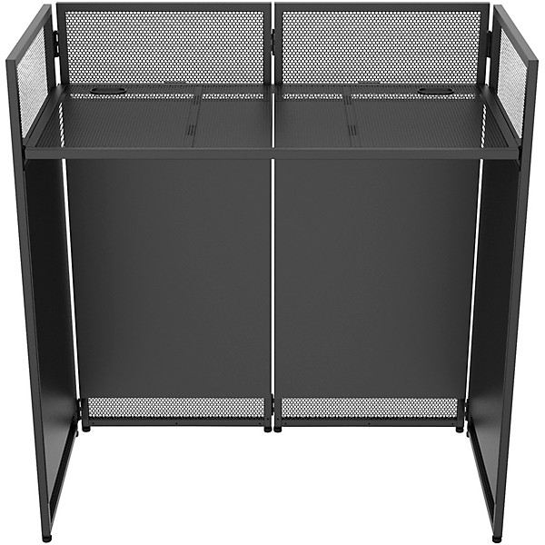 Odyssey DJBOOTH40 Folding DJ Booth with Scrim Kit and Carrying Bag Black