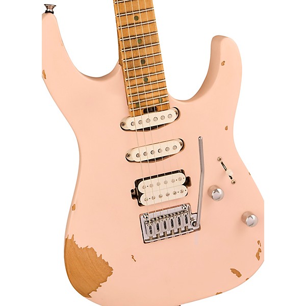 Charvel Rick Graham Signature Pro-Mod DK24 2PT CM Electric Guitar Worn Shell Pink