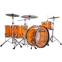 Ludwig Ludwig Vistalite 4-Piece Zep Shell Pack With 26" Bass Drum Amber