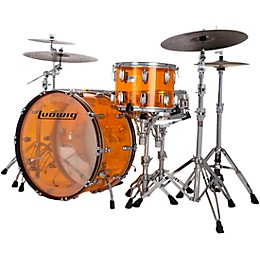 Ludwig Ludwig Vistalite 4-Piece Zep Shell Pack With 26" Bass Drum Amber