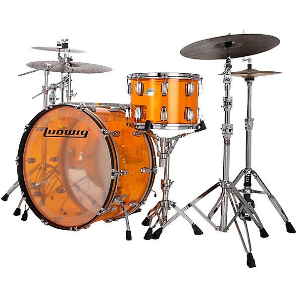 Ludwig Ludwig Vistalite 4-Piece Zep Shell Pack With 26" Bass Drum Amber