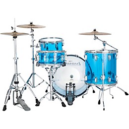 Ludwig Ludwig Vistalite 4-Piece Zep Shell Pack With 26" Bass Drum Blue