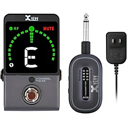 Xvive 5.8GHz Wireless guitar pedal system Black