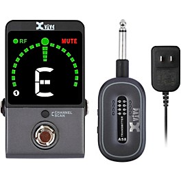 Xvive 5.8GHz Wireless guitar pedal system Black