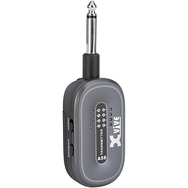 Xvive 5.8GHz Wireless guitar pedal system Black