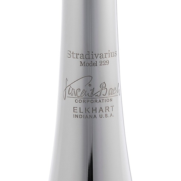 Bach C190SL229C Stradivarius Series Chicago Inspired Professional C Trumpet Silver plated