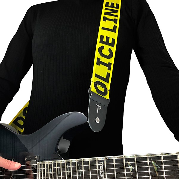 Perri's Nylon Police Line Do Not Cross Guitar Strap