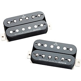 Seymour Duncan ZS-1s Zephyr Silver Humbucker Pickup Black Set