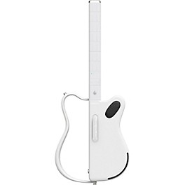 LAVA MUSIC LAVA GENIE Stringless Smart Guitar With Custom Travel Case White