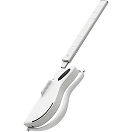 LAVA MUSIC LAVA GENIE Stringless Smart Guitar With Custom Travel Case White