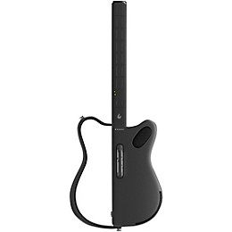 LAVA MUSIC LAVA GENIE Stringless Smart Guitar With Custom Travel Case Black