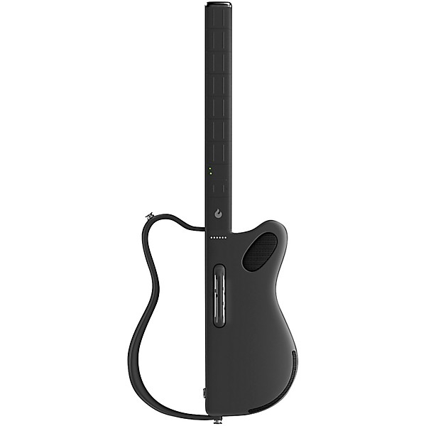 LAVA MUSIC LAVA GENIE Stringless Smart Guitar With Custom Travel Case Black