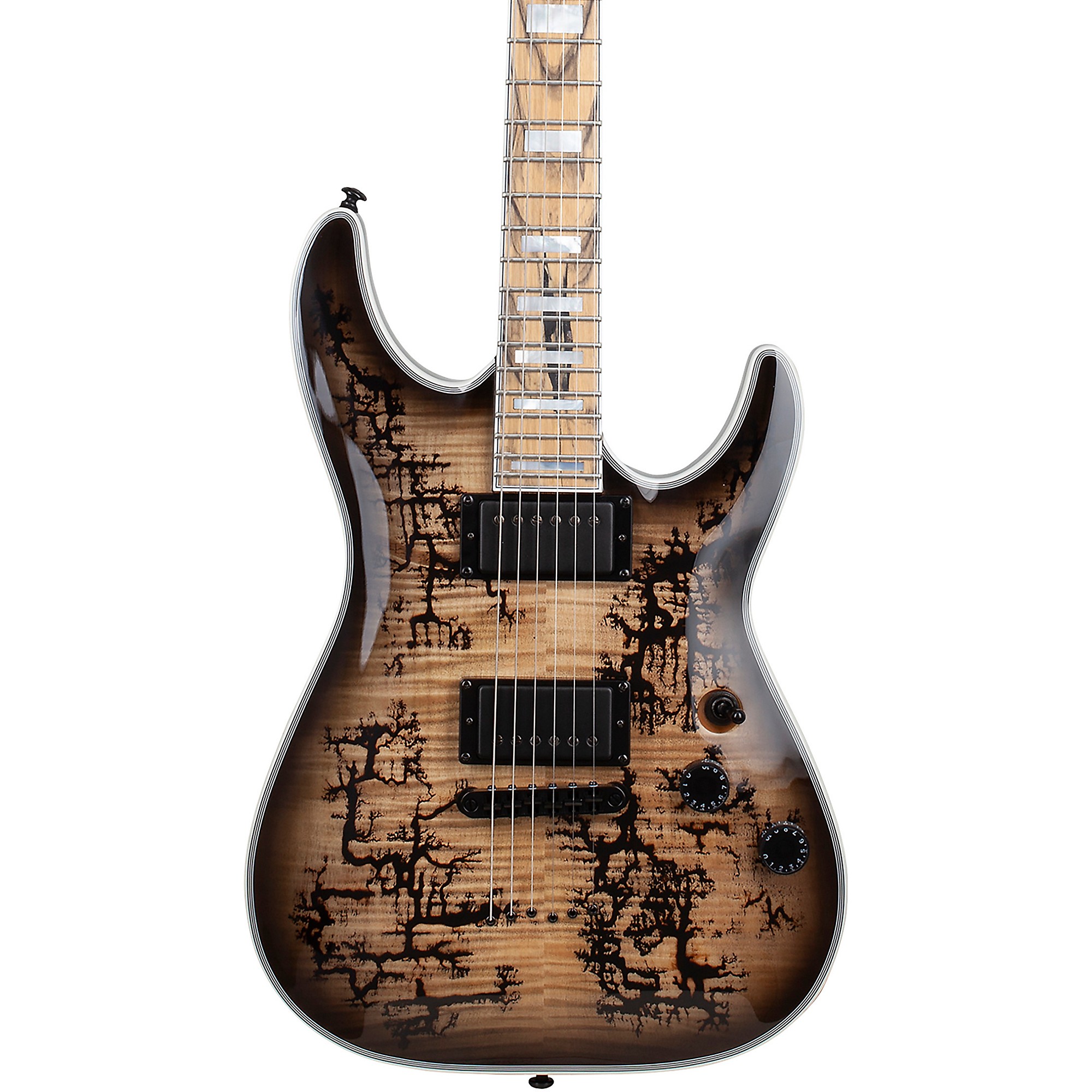Schecter Guitar Research C-1 FR-S Electro-Resin Guitar Black