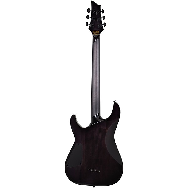 Schecter Guitar Research C-1 Electro-Resin Electric Guitar - Natural with Black Burst