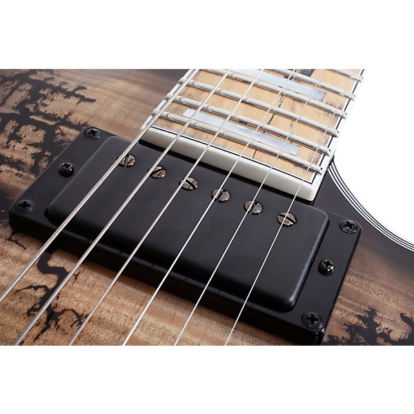 Schecter Guitar Research C-1 Electro-Resin Electric Guitar - Natural with Black Burst