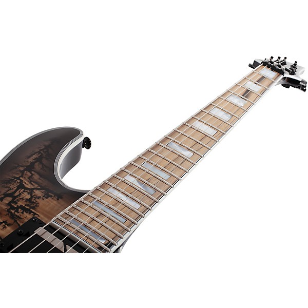Schecter Guitar Research C-1 FR-S Electro-Resin Electric Guitar - Natural with Black Burst