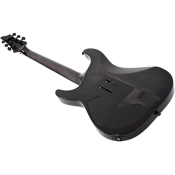 Schecter Guitar Research C-1 FR-S Electro-Resin Electric Guitar - Natural with Black Burst