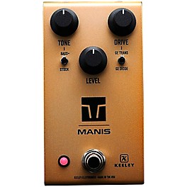 Keeley Manis Overdrive Effects Pedal Black Gold