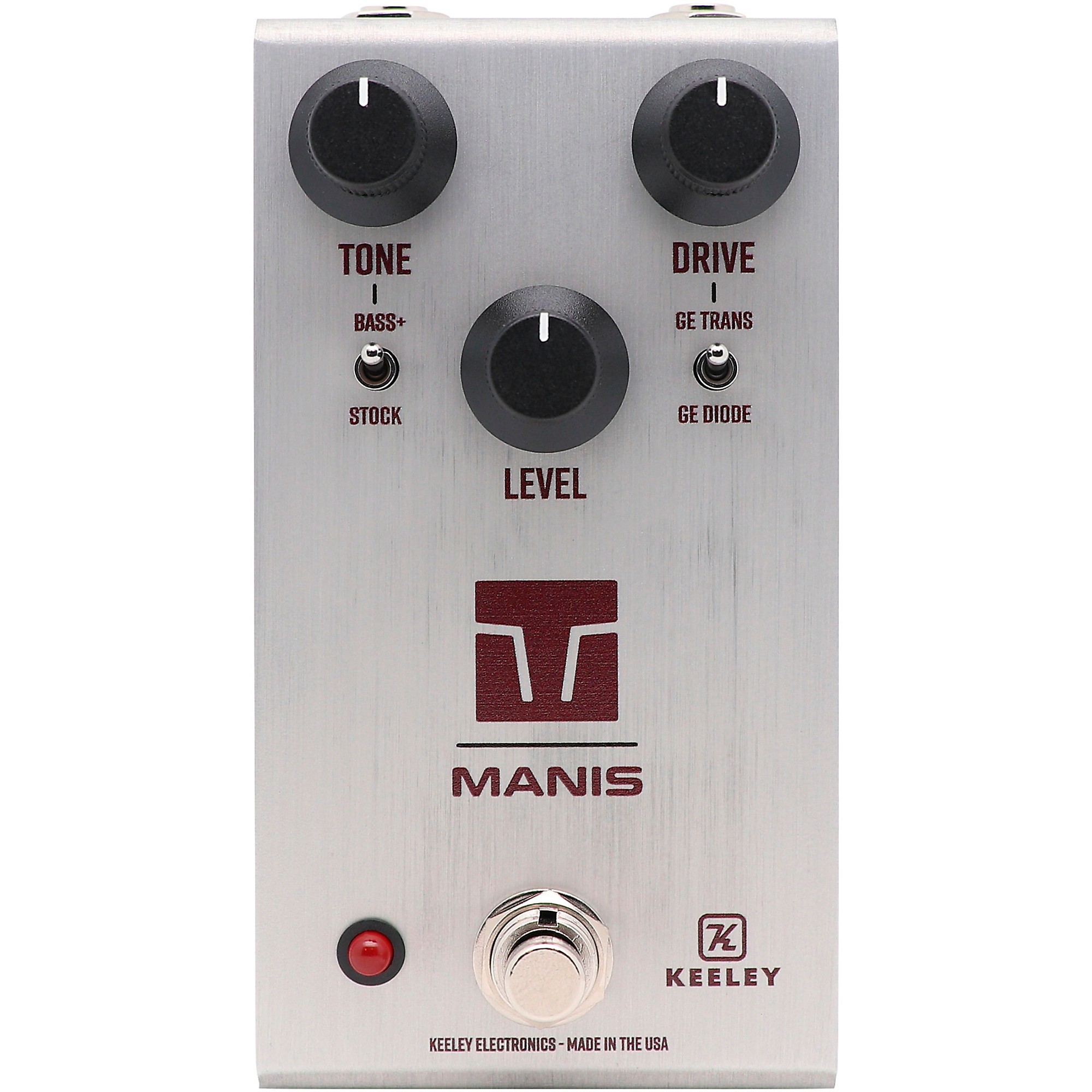Keeley Manis Overdrive Effects Pedal Silver | Guitar Center
