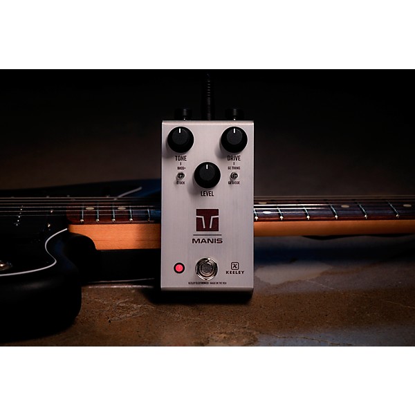 Keeley Manis Overdrive Effects Pedal Silver