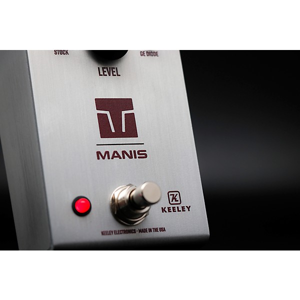 Keeley Manis Overdrive Effects Pedal Silver