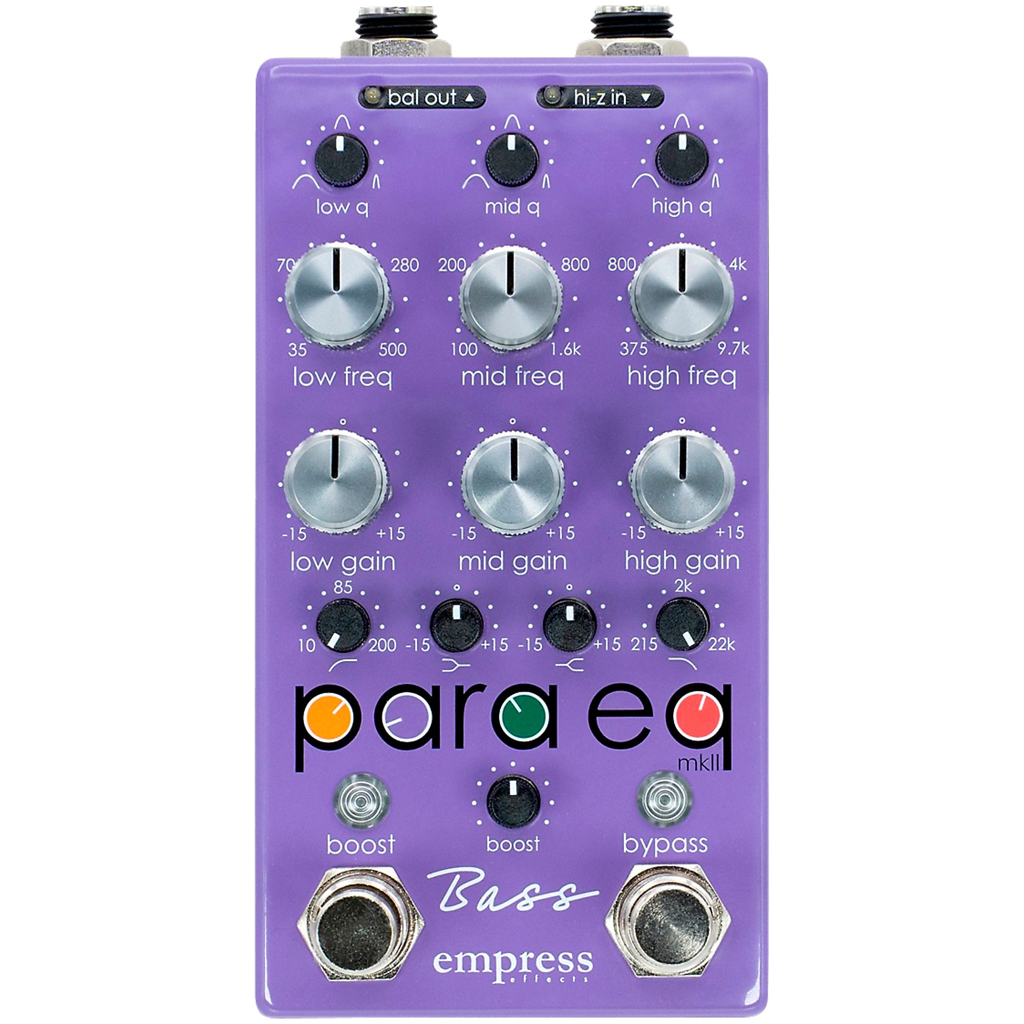【美品】イコライザ Empress Effects ParaEQ MKII EQ Empress Effects Introduces the Bass ParaEq MKII: A Parametric EQ