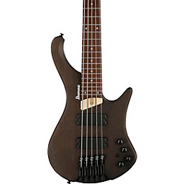 Ibanez EHB605 5-String Electric Bass Guitar Walnut Flat