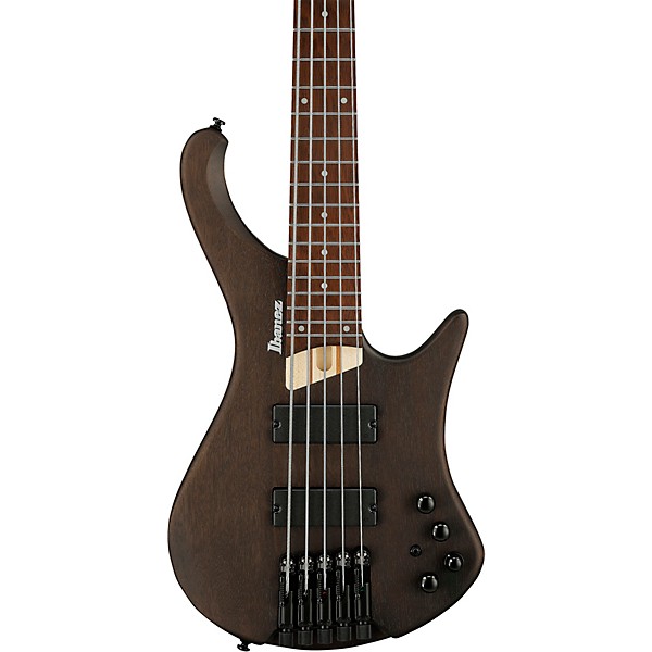 Ibanez EHB605 5-String Electric Bass Guitar Walnut Flat