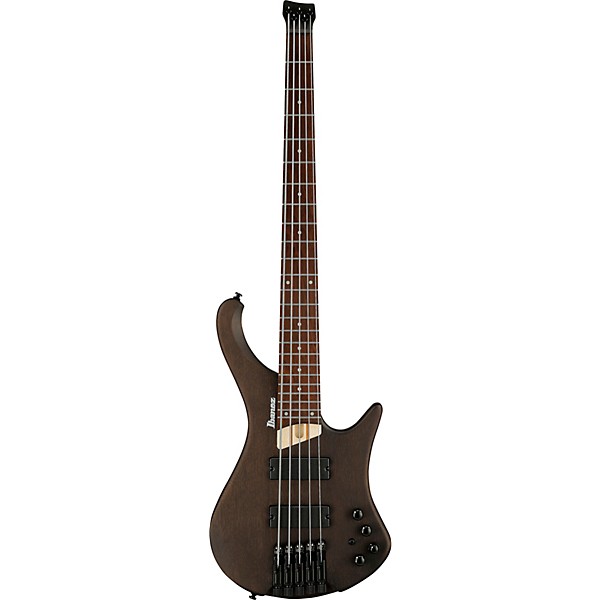 Ibanez EHB605 5-String Electric Bass Guitar Walnut Flat