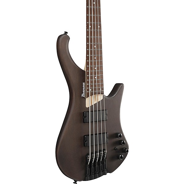 Ibanez EHB605 5-String Electric Bass Guitar Walnut Flat