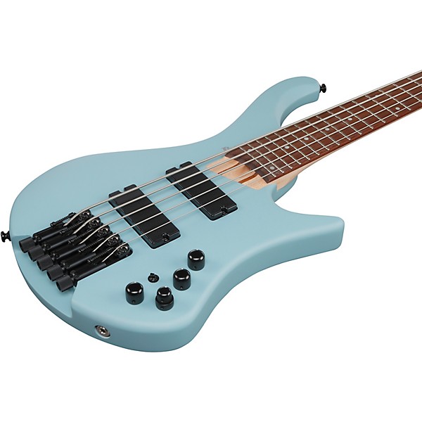 Ibanez EHB605 5-String Electric Bass Guitar Purist Blue Matte