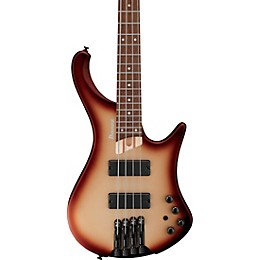 Ibanez EHB600 4-String Electric Bass Guitar Charred Champagne Burst Matte